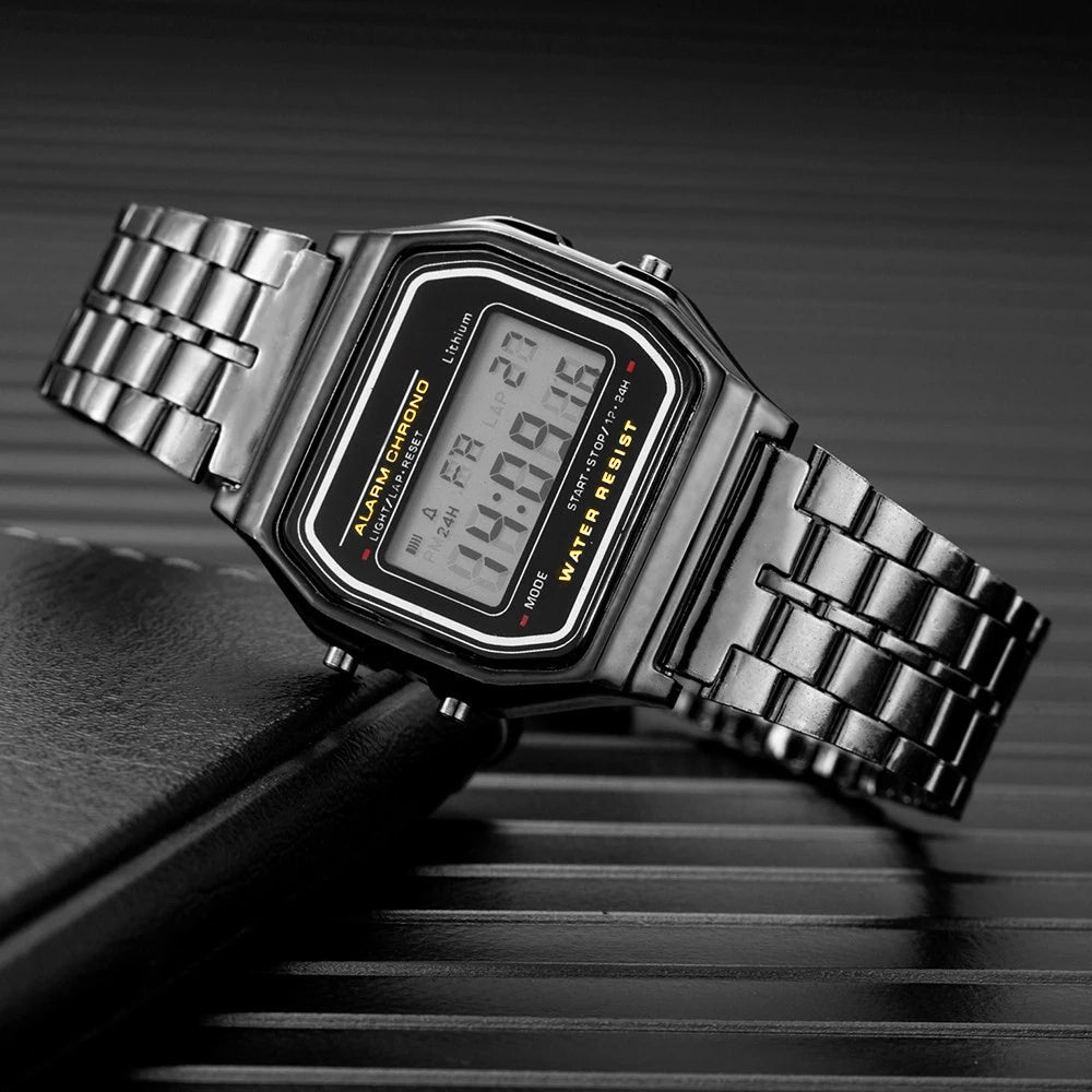 2023 New Digital LED Watch For Men Multifunction Alarm Electronic Clock Waterproof Simple Men Women Stopwatch LED Watches Clocks