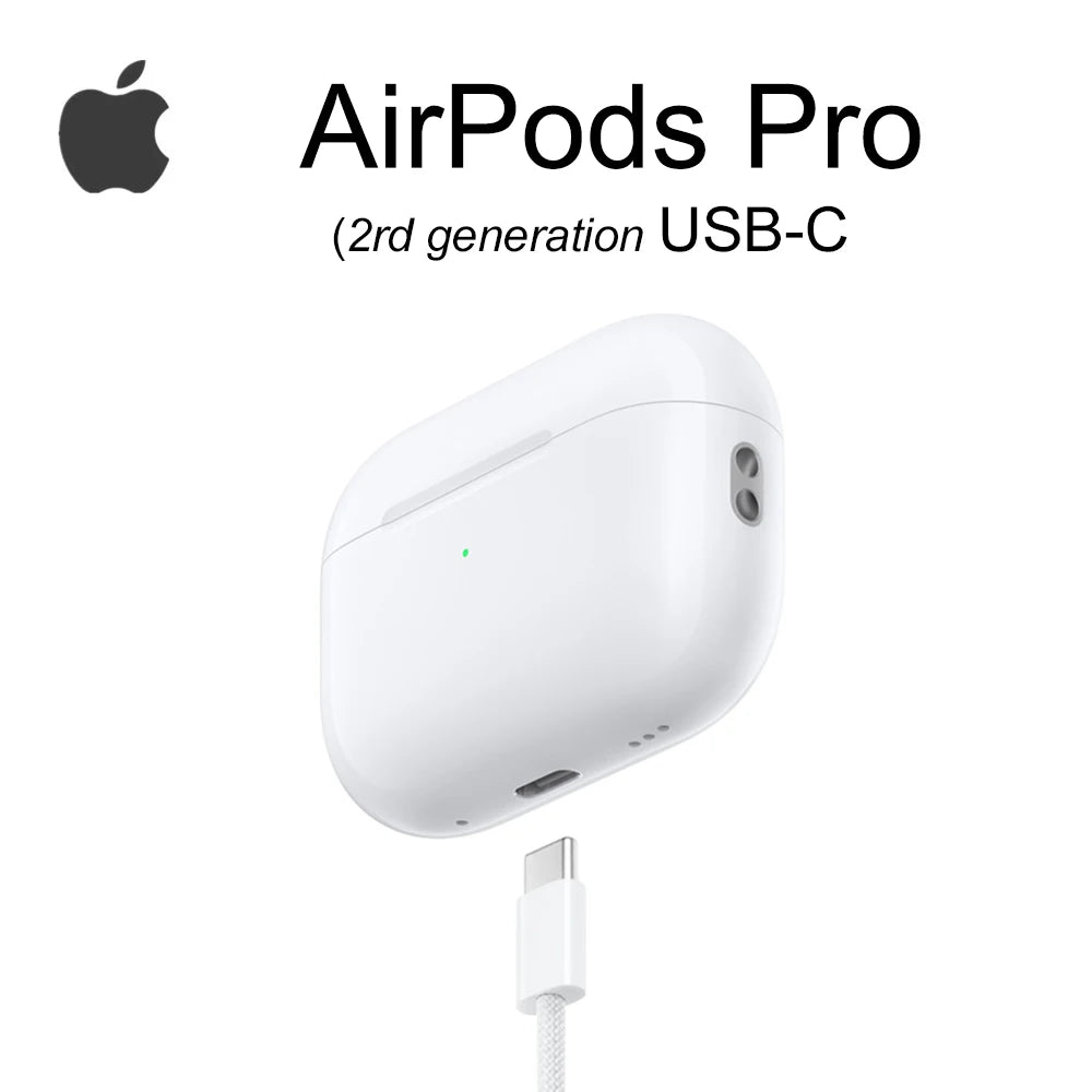 2023 New USB-C Apple AirPods Pro 2rd generation Active Noise Cancellation Earphone Wireless Bluetooth 5.3 Headphone IPX4